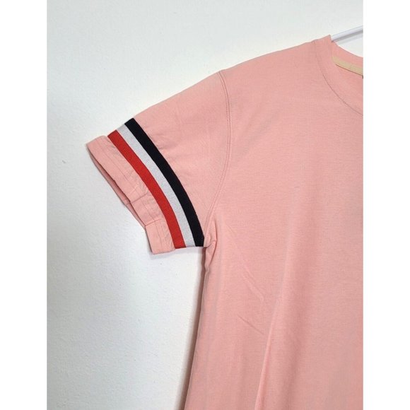 Well Known Studios Bowery 2 Pink Crew Neck Tee NEW Men's Size S Ringer T Shirt - Picture 5 of 10